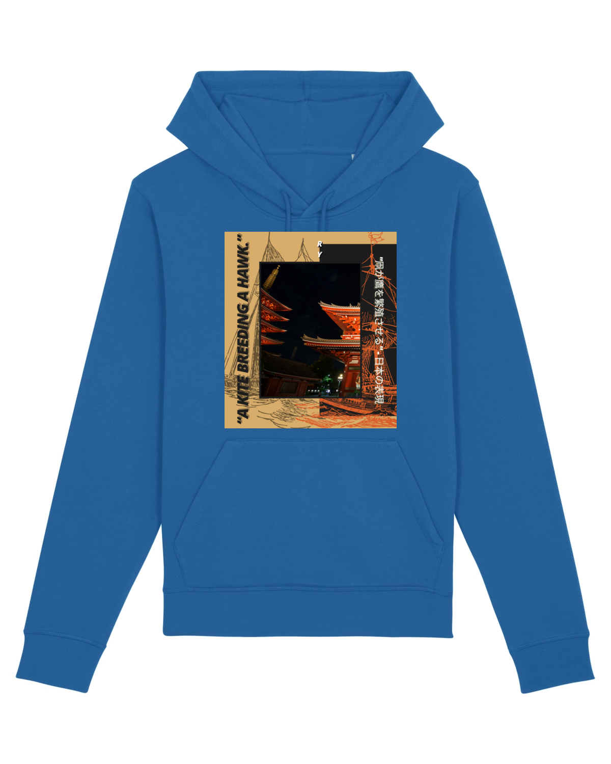 Hanorac Unisex Drummer Royal Blue