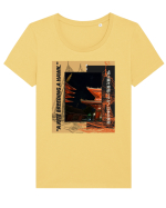 A Kite Breeding A Hawk Tricou mânecă scurtă guler larg fitted Damă Expresser
