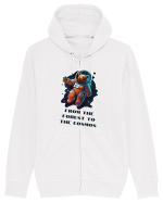 FROM THE FOREST TO THE COSMOS - V2 Hanorac cu fermoar Unisex Connector