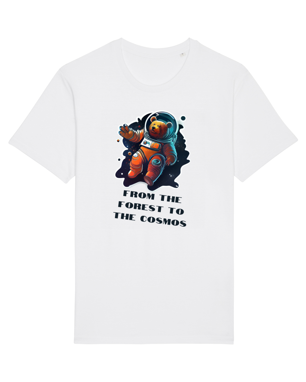 Tricou mânecă scurtă Unisex Rocker White