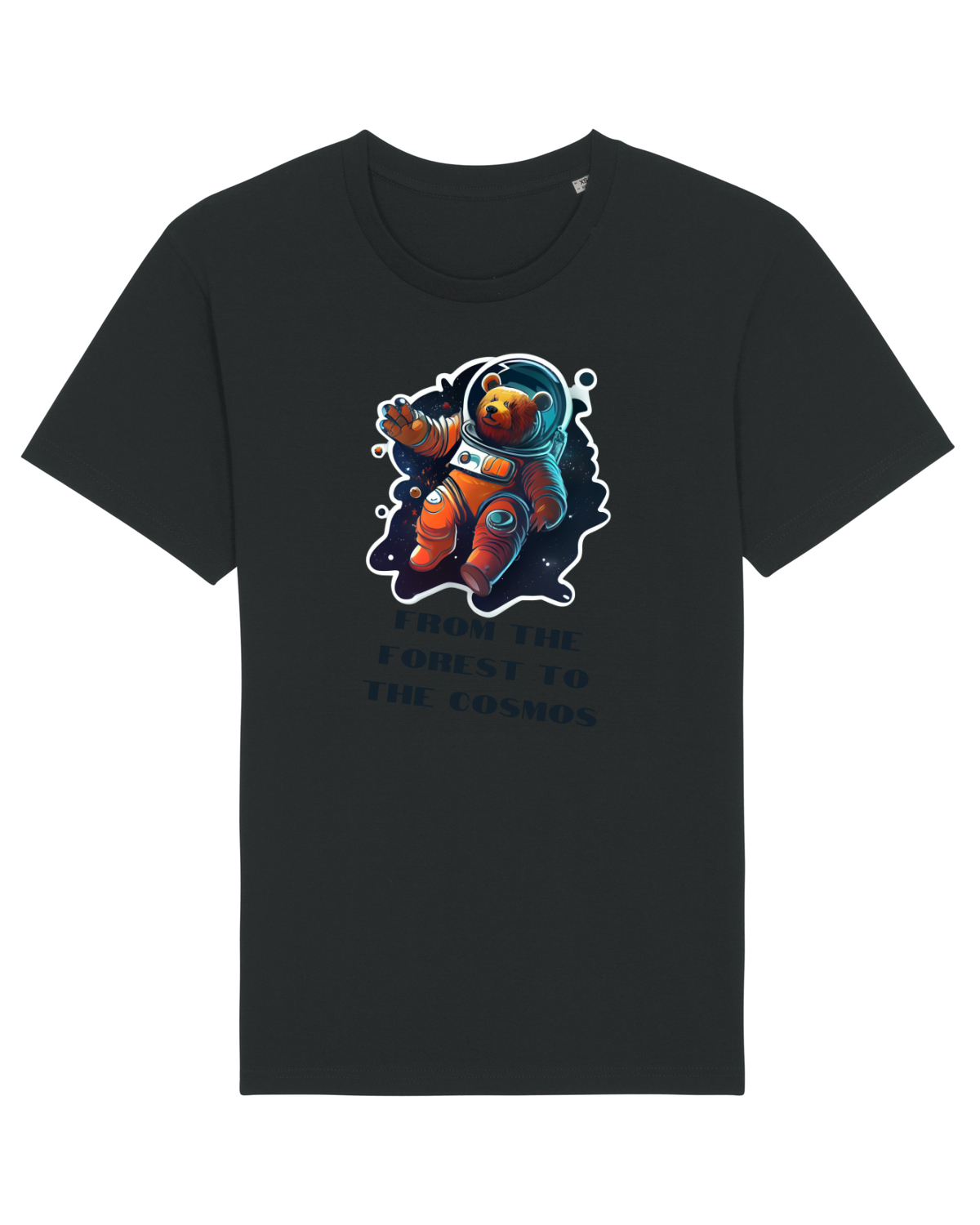 Tricou mânecă scurtă Unisex Rocker Black