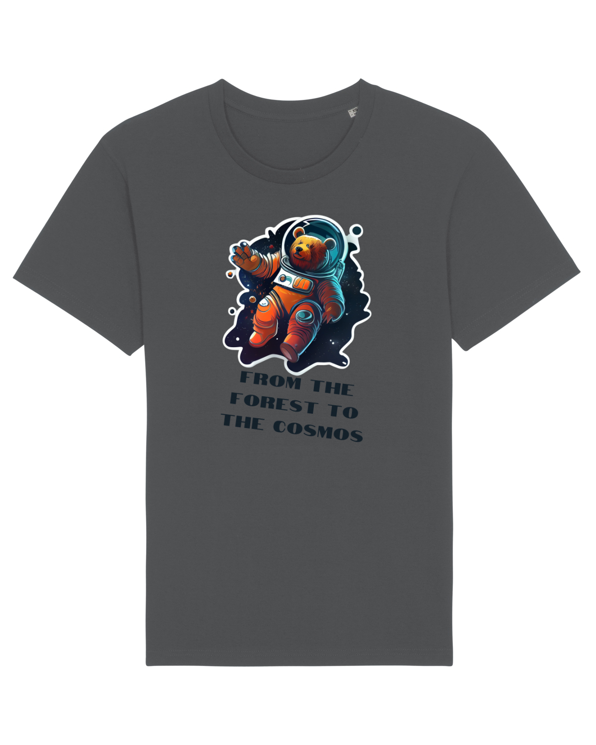 Tricou mânecă scurtă Unisex Rocker Anthracite