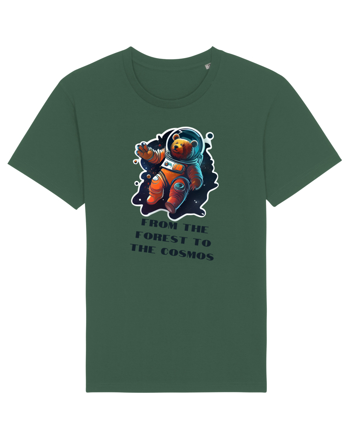 Tricou mânecă scurtă Unisex Rocker Bottle Green