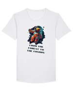 FROM THE FOREST TO THE COSMOS - V2 Tricou mânecă scurtă guler larg Bărbat Skater