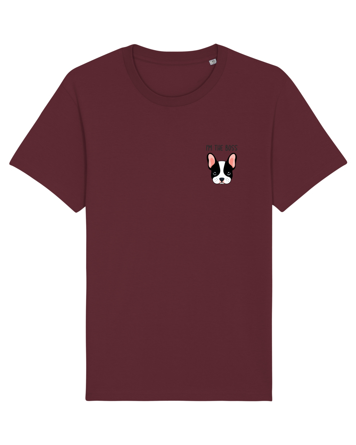 Tricou mânecă scurtă Unisex Rocker Burgundy