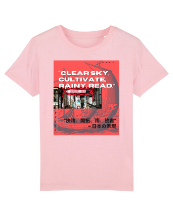 Clear Sky Cultivate Rainy Read Cotton Pink