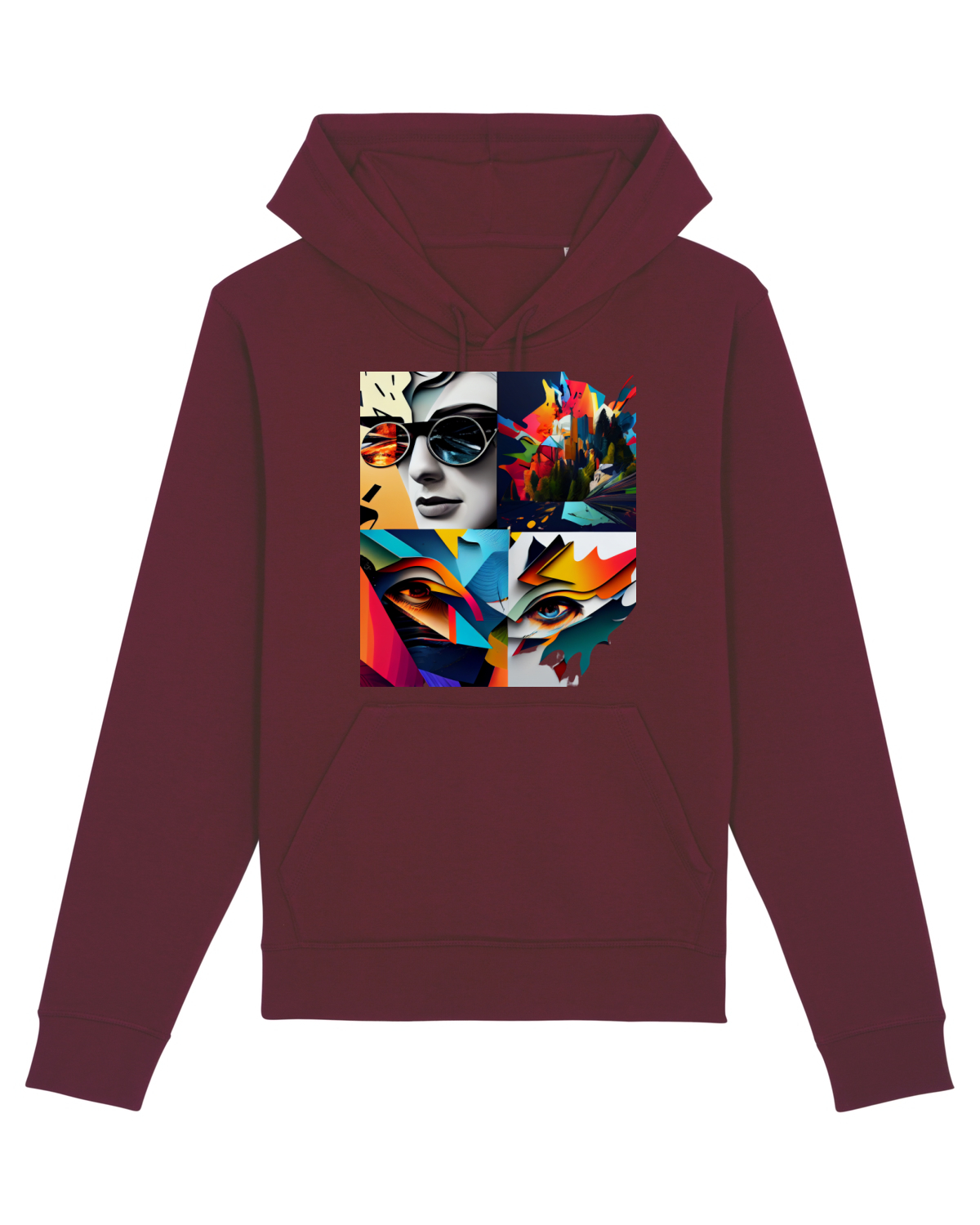 Hanorac Unisex Drummer Burgundy