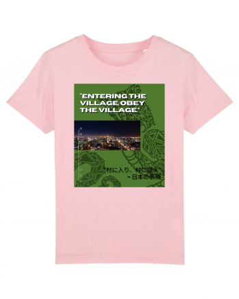 Entering The Village Obey The Village Cotton Pink