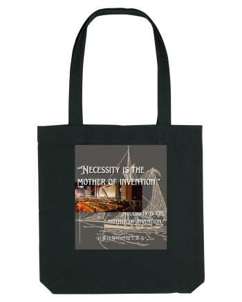 Necessity I sThe Mother Of Invention Black