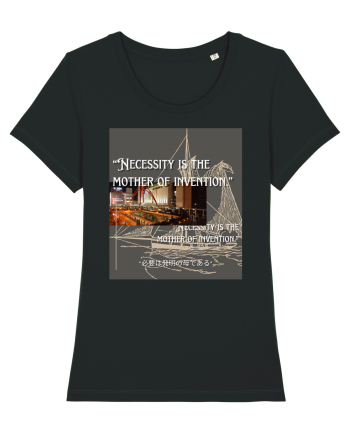 Necessity I sThe Mother Of Invention Black