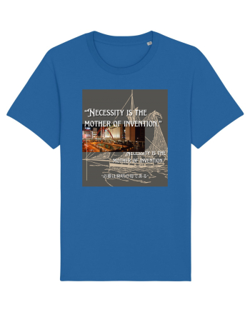 Necessity I sThe Mother Of Invention Royal Blue