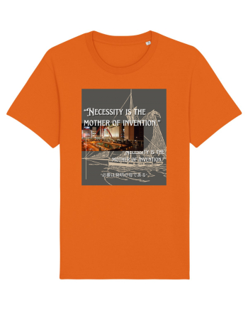Necessity I sThe Mother Of Invention Bright Orange