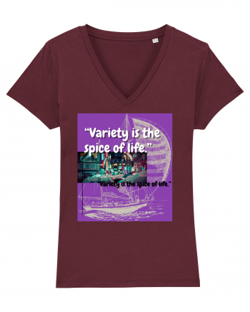 Variety Is The Spice Of Life Burgundy