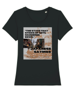 The Stake That Sticks Up Gets Hammered Down Tricou mânecă scurtă guler larg fitted Damă Expresser