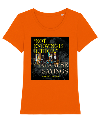 Not Knowing Is Buddha Bright Orange