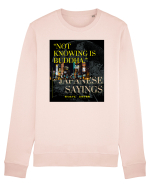 Not Knowing Is Buddha Bluză mânecă lungă Unisex Rise