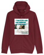 The Eyes Are The Mirrors Of The Soul Hanorac cu fermoar Unisex Connector