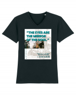 The Eyes Are The Mirrors Of The Soul Tricou mânecă scurtă guler V Bărbat Presenter