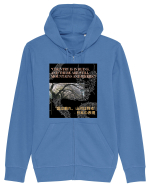 Country Is In Ruins And There Are Still Mountains And Rivers Hanorac cu fermoar Unisex Connector
