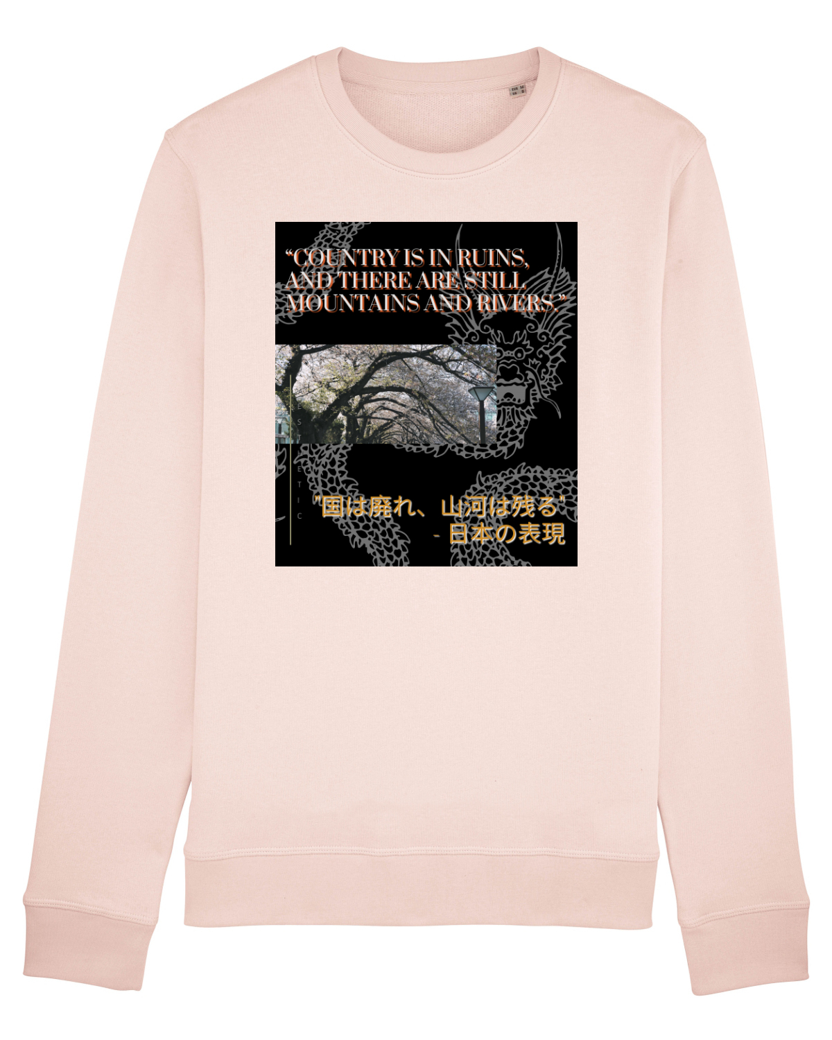 Bluză mânecă lungă Unisex Rise Candy Pink