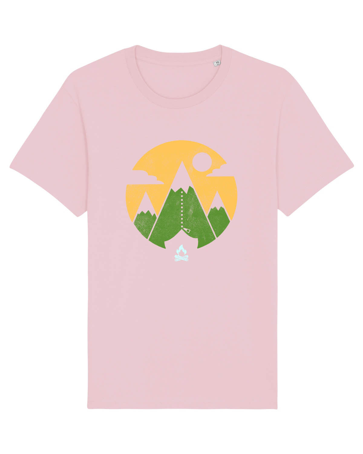 Tricou mânecă scurtă Unisex Rocker Cotton Pink