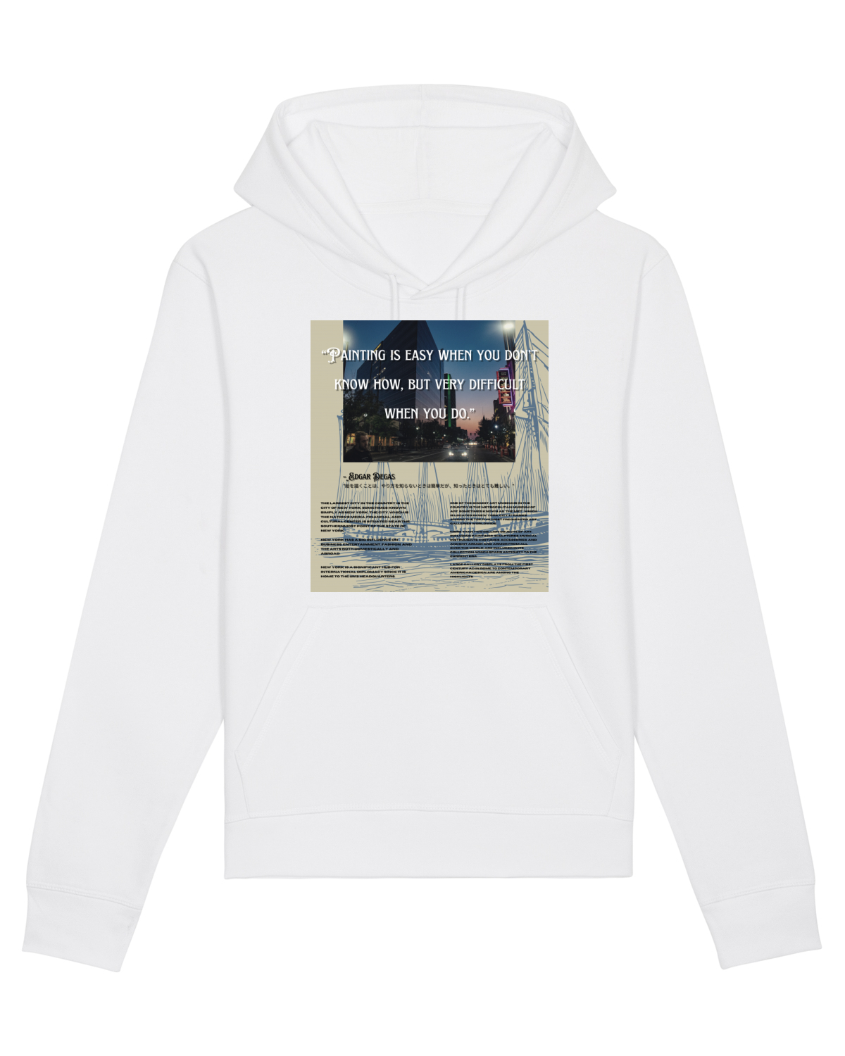 Hanorac Unisex Drummer White