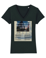 Painting Is Easy Whe You Don t Know How But Very Difficult When  You Do Tricou mânecă scurtă guler V Damă Evoker
