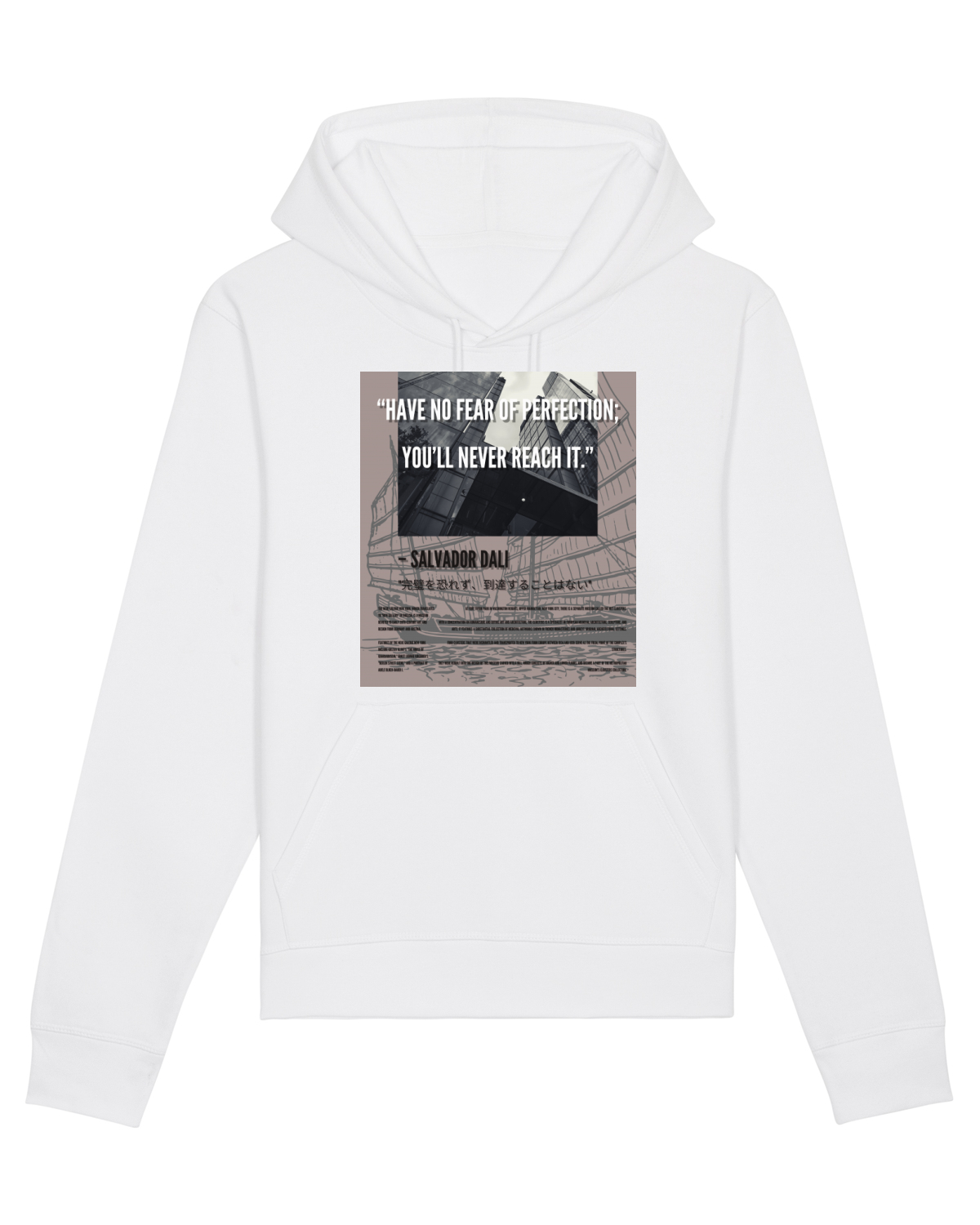 Hanorac Unisex Drummer White