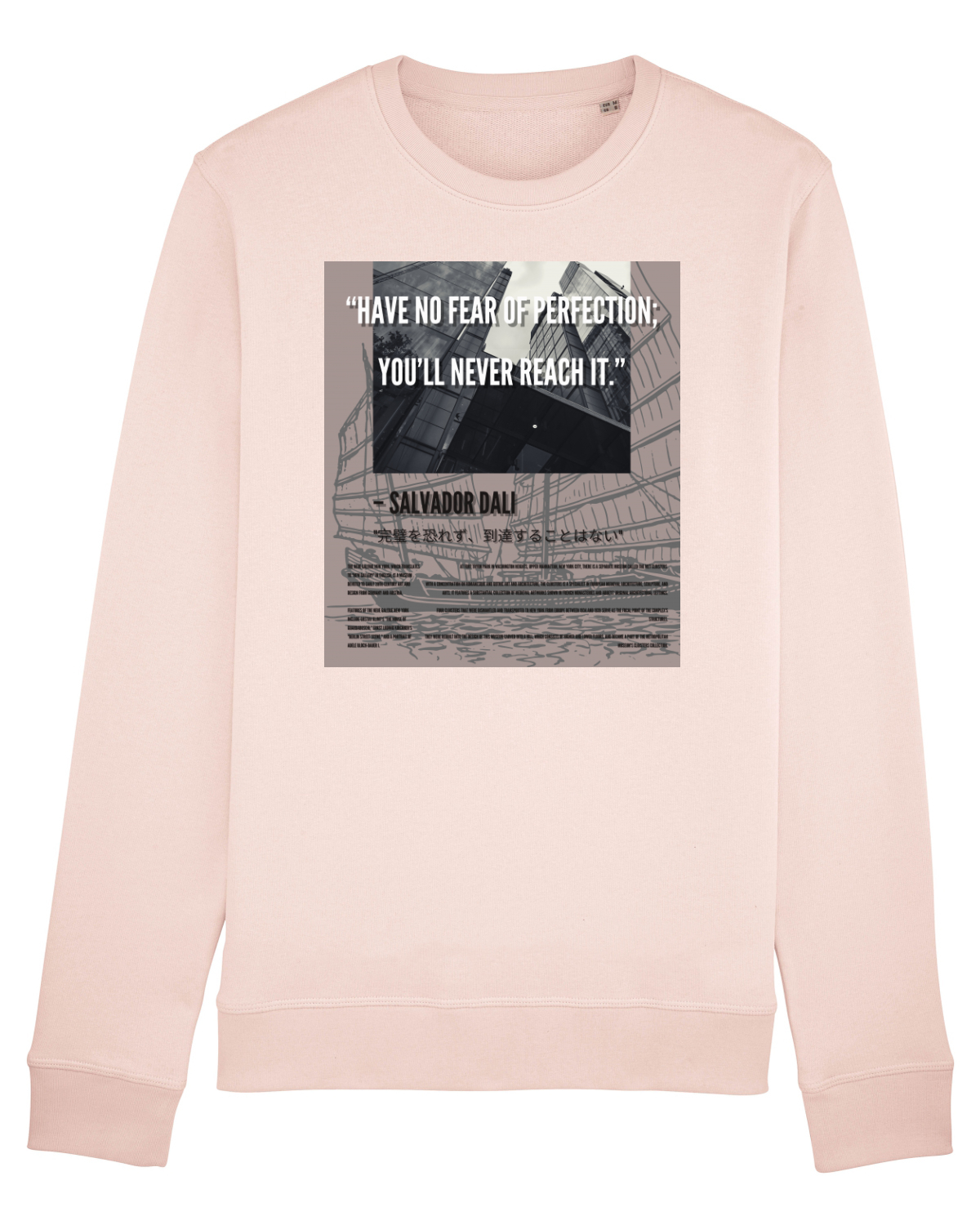 Bluză mânecă lungă Unisex Rise Candy Pink