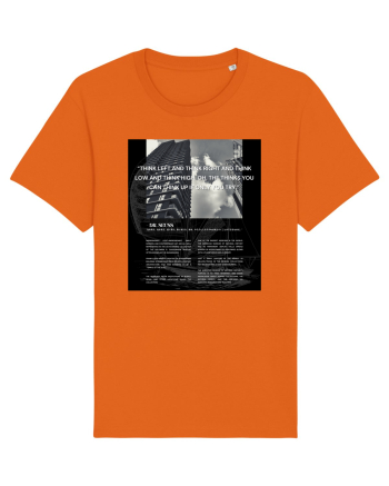 Think Left And Think Right And Think Low And Think High Bright Orange