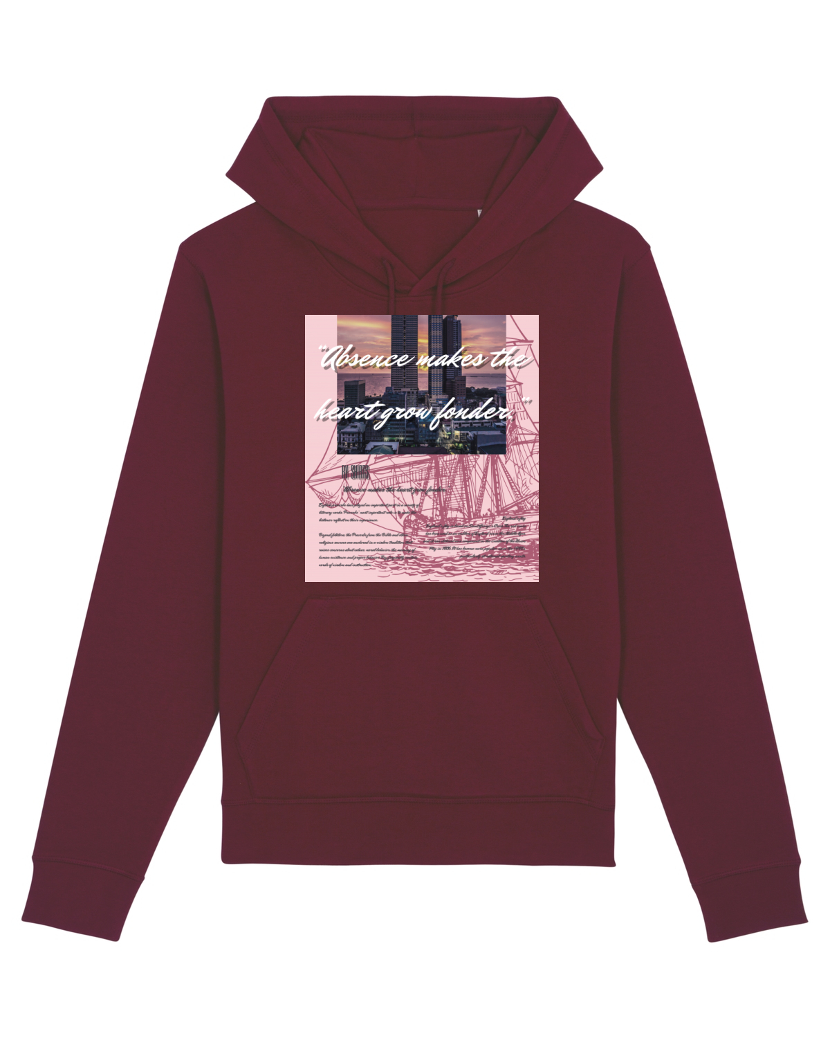 Hanorac Unisex Drummer Burgundy
