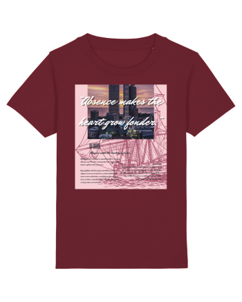 Absence Makes The Heart Grow Fonder Burgundy