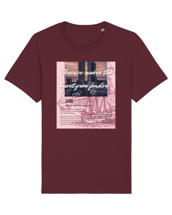 Absence Makes The Heart Grow Fonder Burgundy