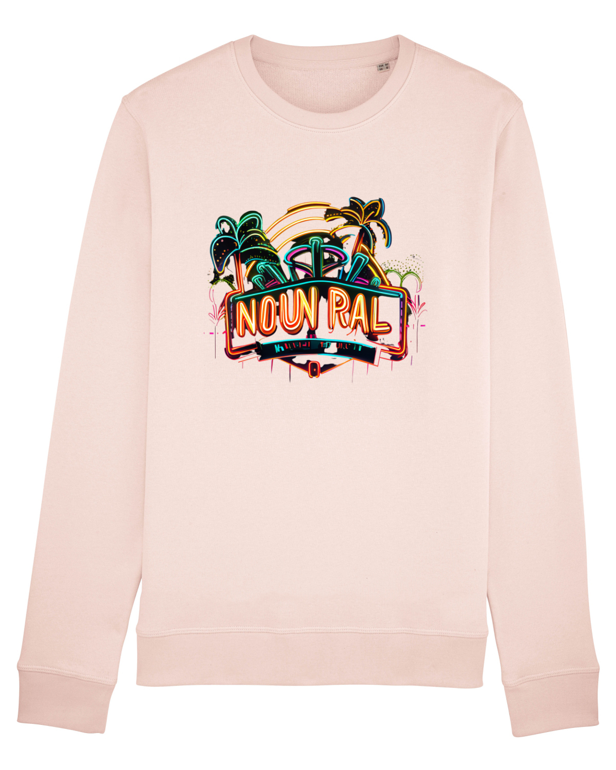 Bluză mânecă lungă Unisex Rise Candy Pink