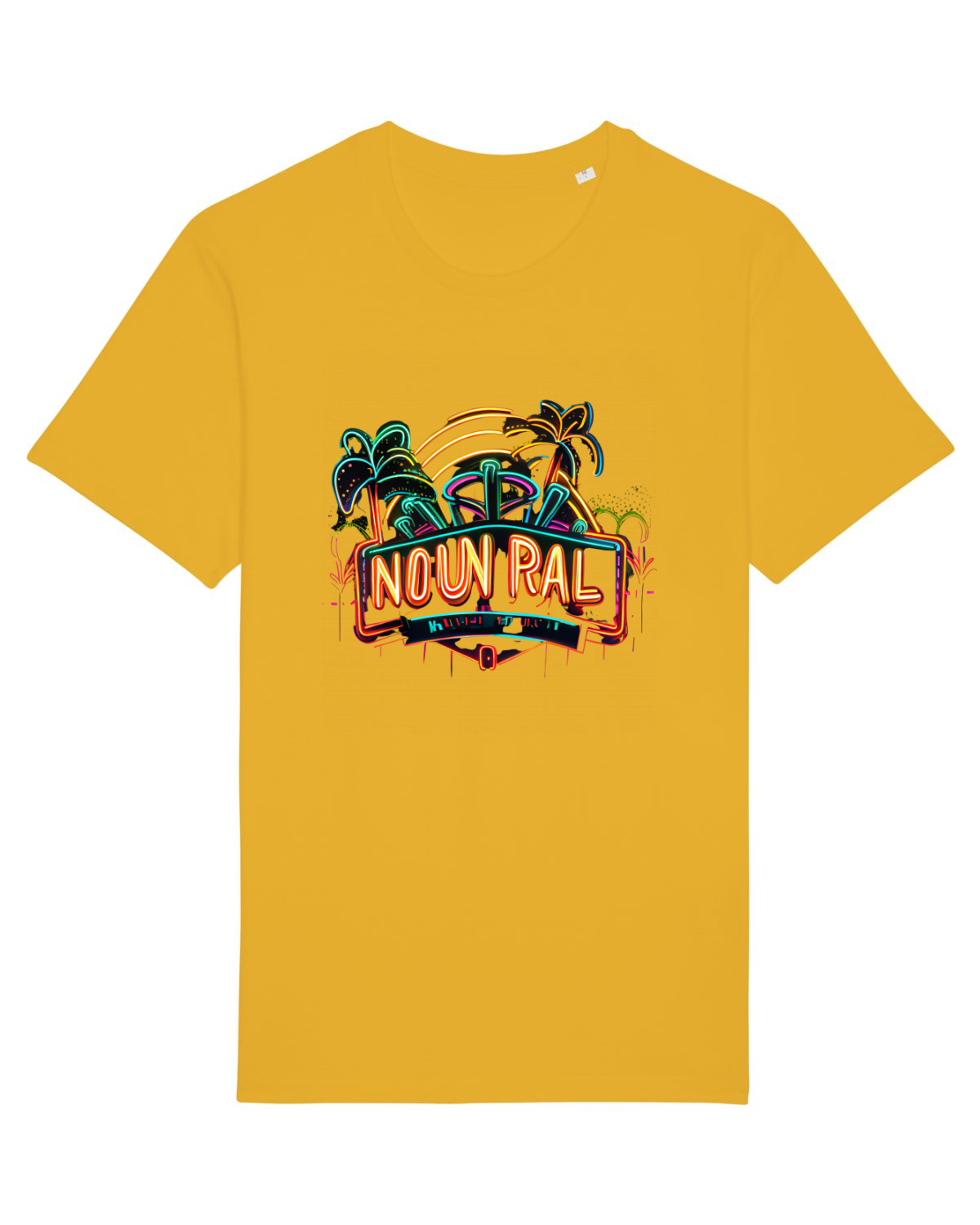 Tricou mânecă scurtă Unisex Rocker Spectra Yellow