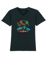 SIMPLE DESIGN - V2 Tricou mânecă scurtă guler V Bărbat Presenter
