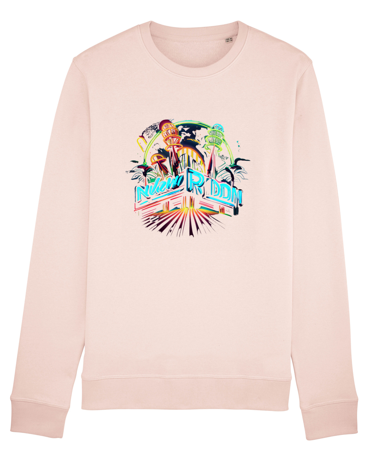 Bluză mânecă lungă Unisex Rise Candy Pink