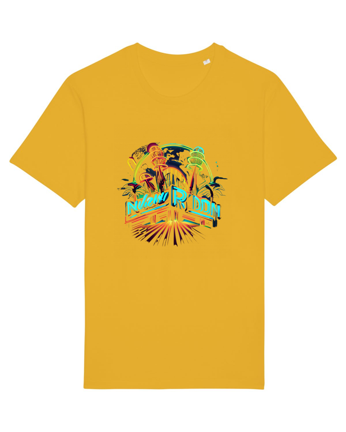 Tricou mânecă scurtă Unisex Rocker Spectra Yellow