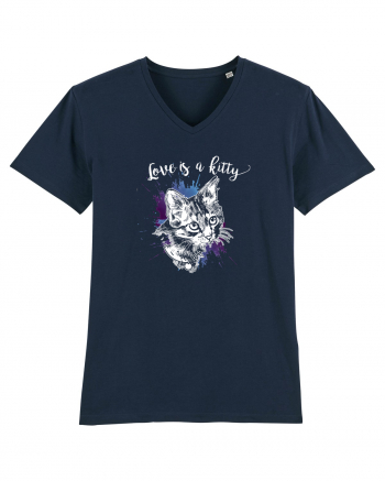 Love is a kitty French Navy