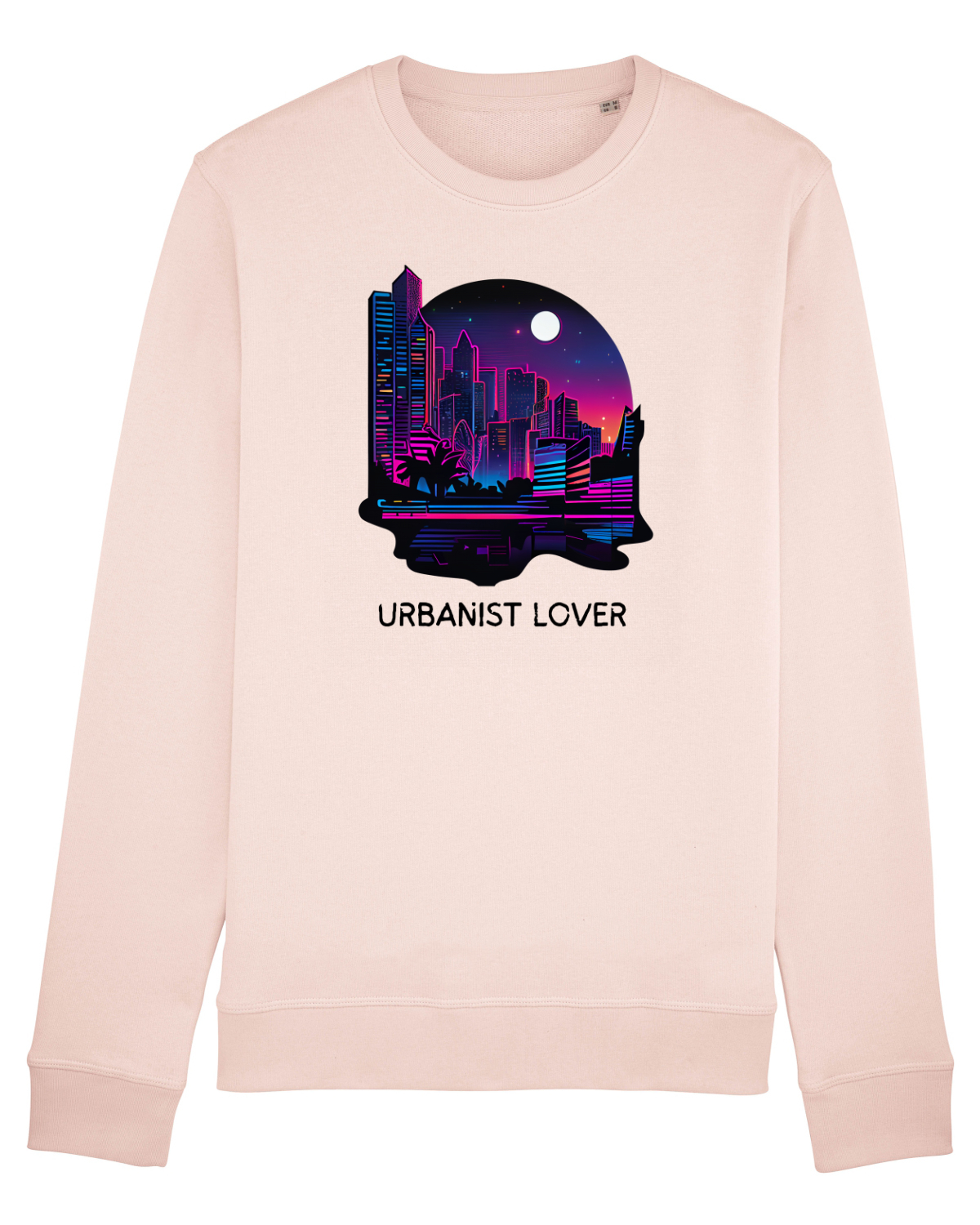 Bluză mânecă lungă Unisex Rise Candy Pink