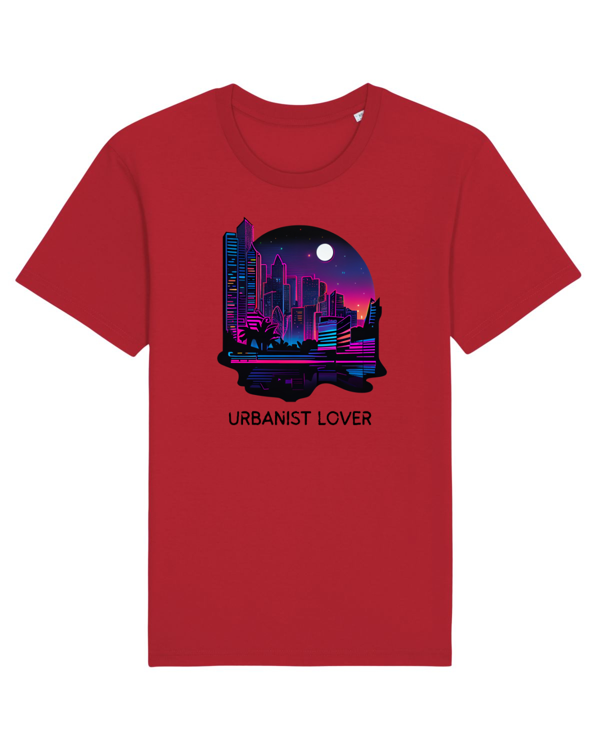 Tricou mânecă scurtă Unisex Rocker Red