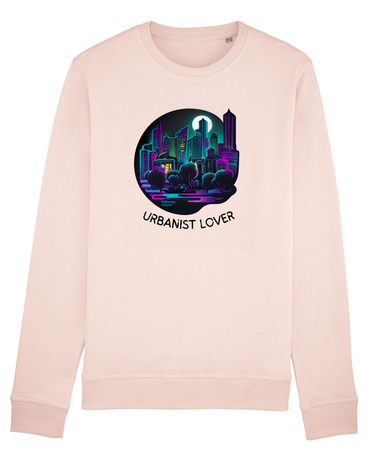 Bluză mânecă lungă Unisex Rise Candy Pink