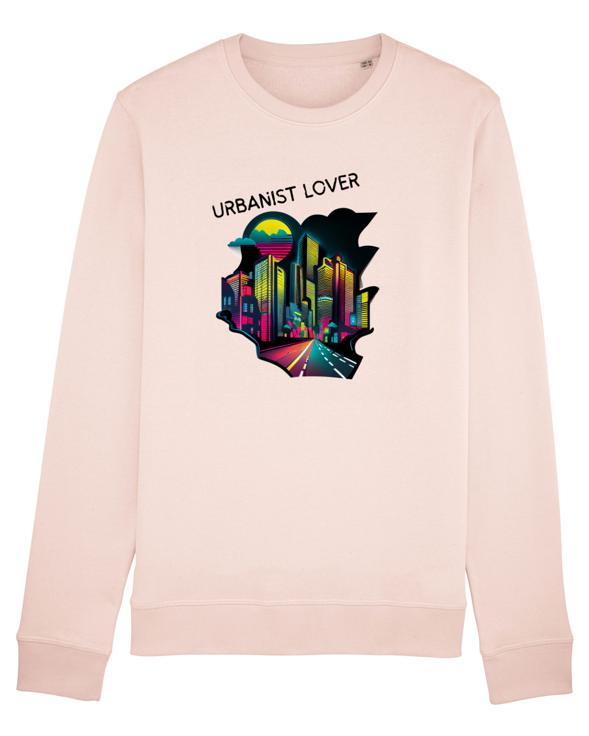 Bluză mânecă lungă Unisex Rise Candy Pink