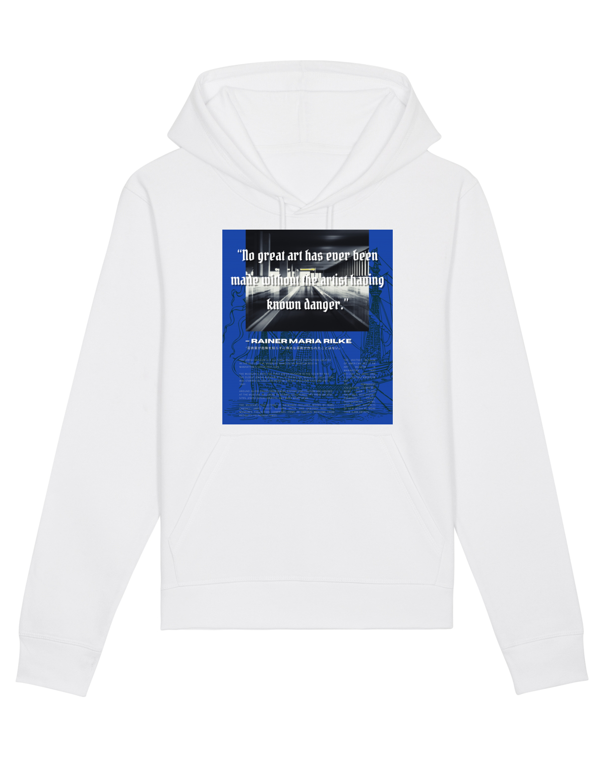 Hanorac Unisex Drummer White
