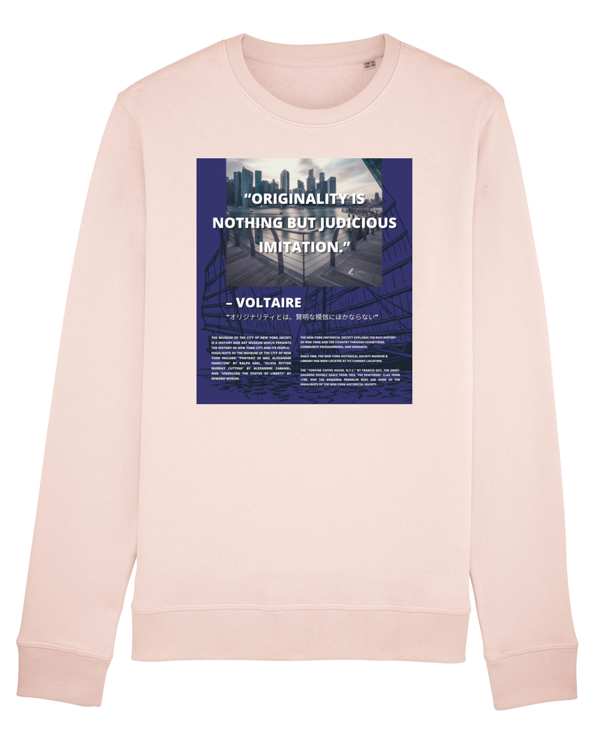Bluză mânecă lungă Unisex Rise Candy Pink