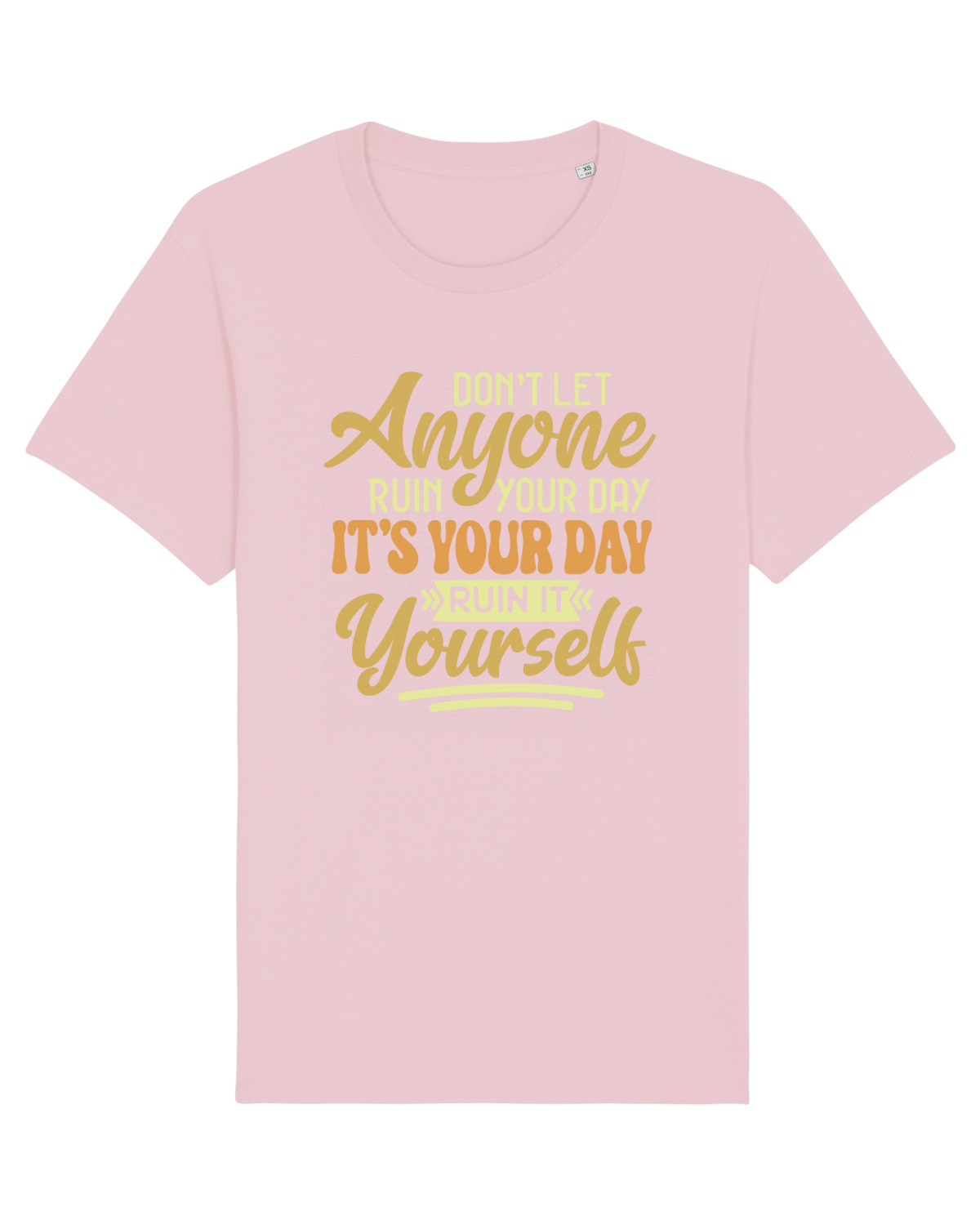 Tricou mânecă scurtă Unisex Rocker Cotton Pink