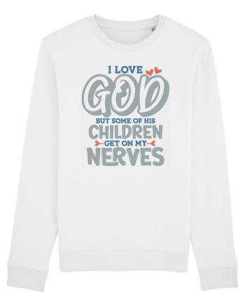 I Love God White