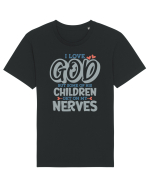 I Love God Tricou mânecă scurtă Unisex Rocker