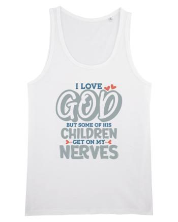I Love God White