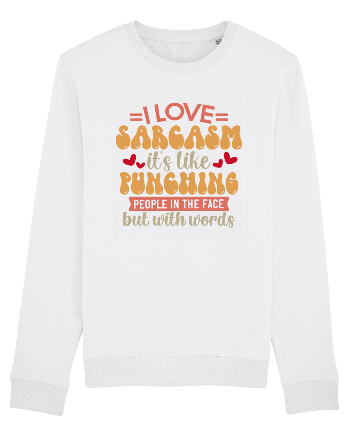 Bluză mânecă lungă Unisex Rise White